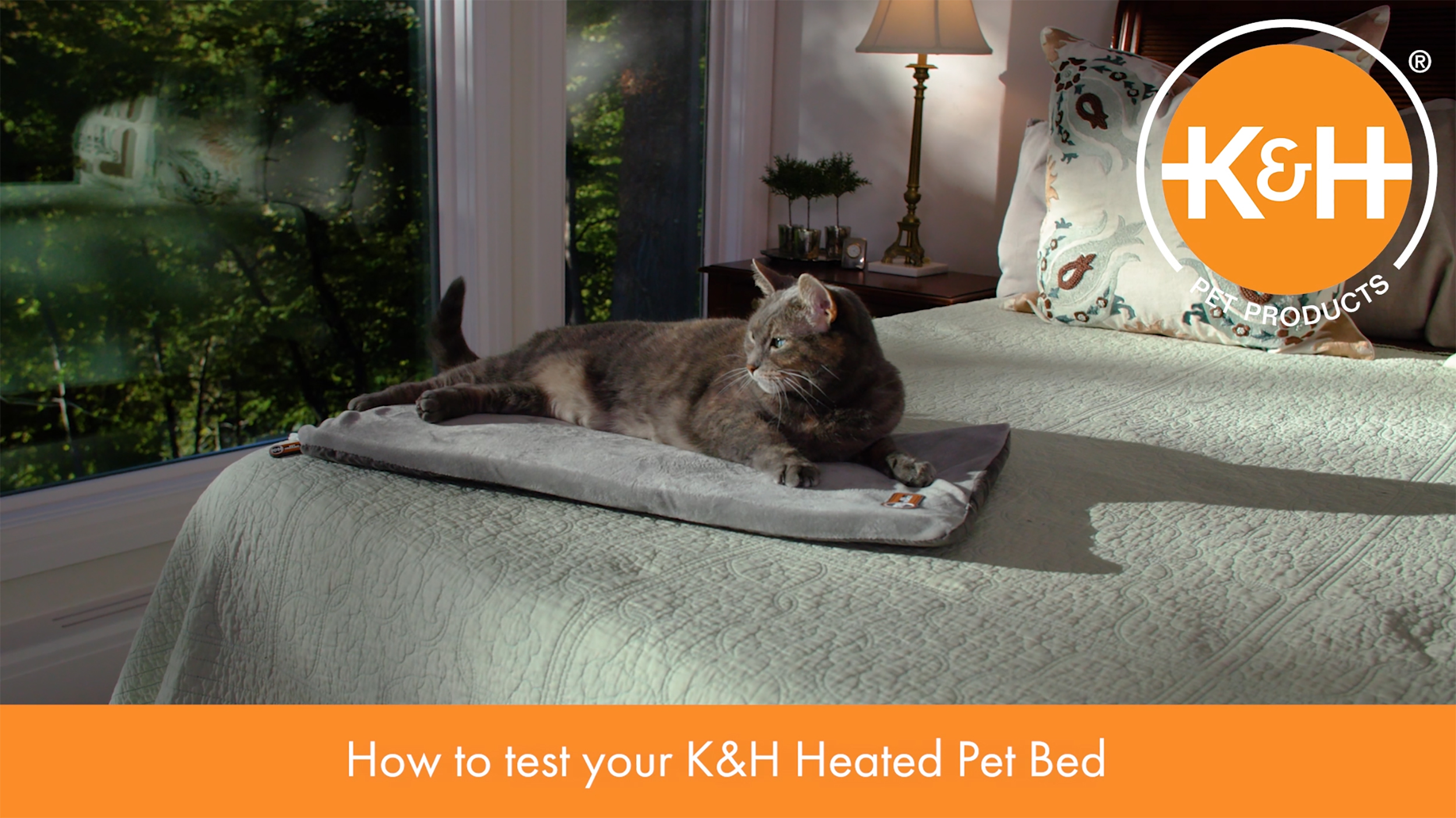 Amazon.com : K&H Pet Products Thermo Lookout Pod Heated Cat Bed